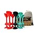 TOSSIT Game Suction Cup Darts Toss Game Perfect Family and Party Silicone Throwing Game for Backyard Indoor and Outdoor Fun Starter Pack Red Cyan - Image 2