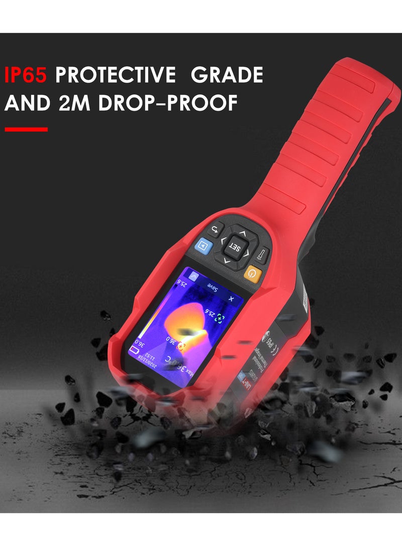 UNI-T Professional Thermal Imager High Accuracy Portable Handheld IR Infrared Thermal Imaging Camera 2.8'' TFT LCD Display Night Vision Device 5~1022℉(-15~550℃) Temperature Range - Image 4