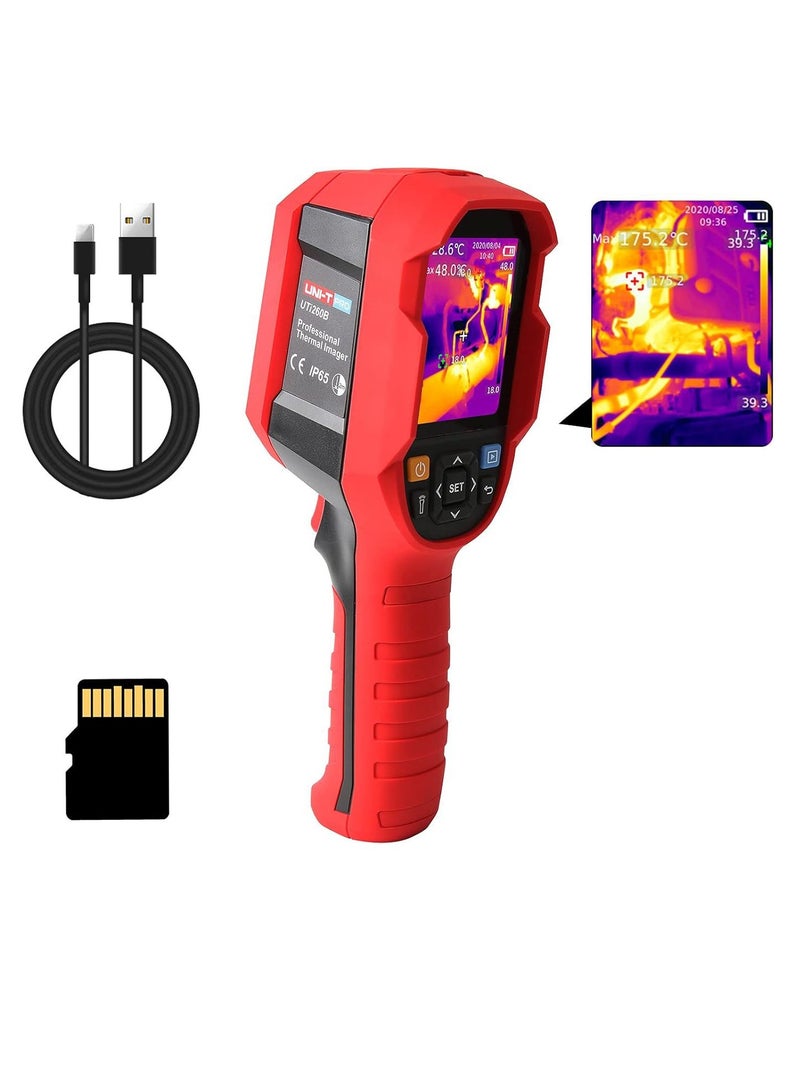 UNI-T Professional Thermal Imager High Accuracy Portable Handheld IR Infrared Thermal Imaging Camera 2.8'' TFT LCD Display Night Vision Device 5~1022℉(-15~550℃) Temperature Range - Image 2