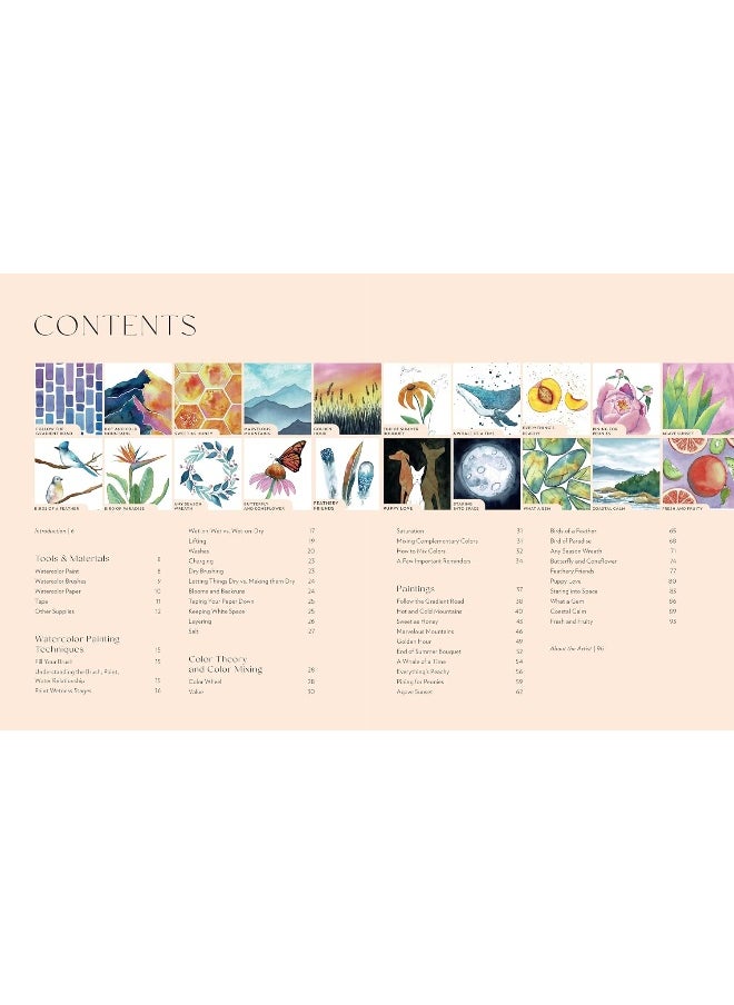 Learn to Watercolor: 20 Step-by-Step Beginner-Friendly Lessons on Watercolor Paper - Includes Watercolor Pad with Sketches – No Drawing Required!  - Image 2