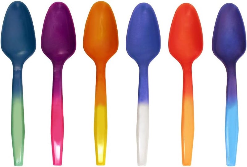 AAkron Color Changing Reusable Mood Spoon Set of 24 Assorted Colors - Image 1