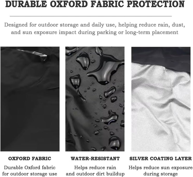 Generator Cover for Powerhorse 2200i 2019–2026, Outdoor Wind-Resistant Water-Resistant Drawcord Buckle Straps, Portable Oxford Fabric, Backyard Storage Camping,B Beige - Image 4