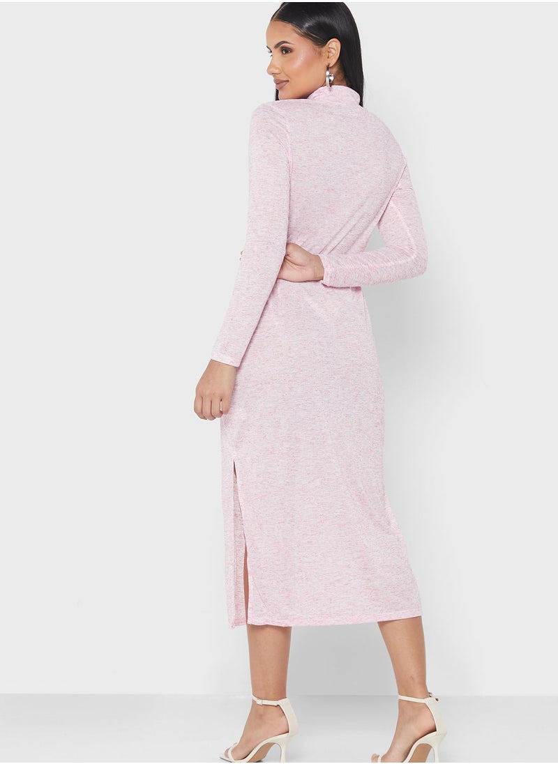 SIVVI for HANIYA - High Neck Bodycon Dress - Image 1