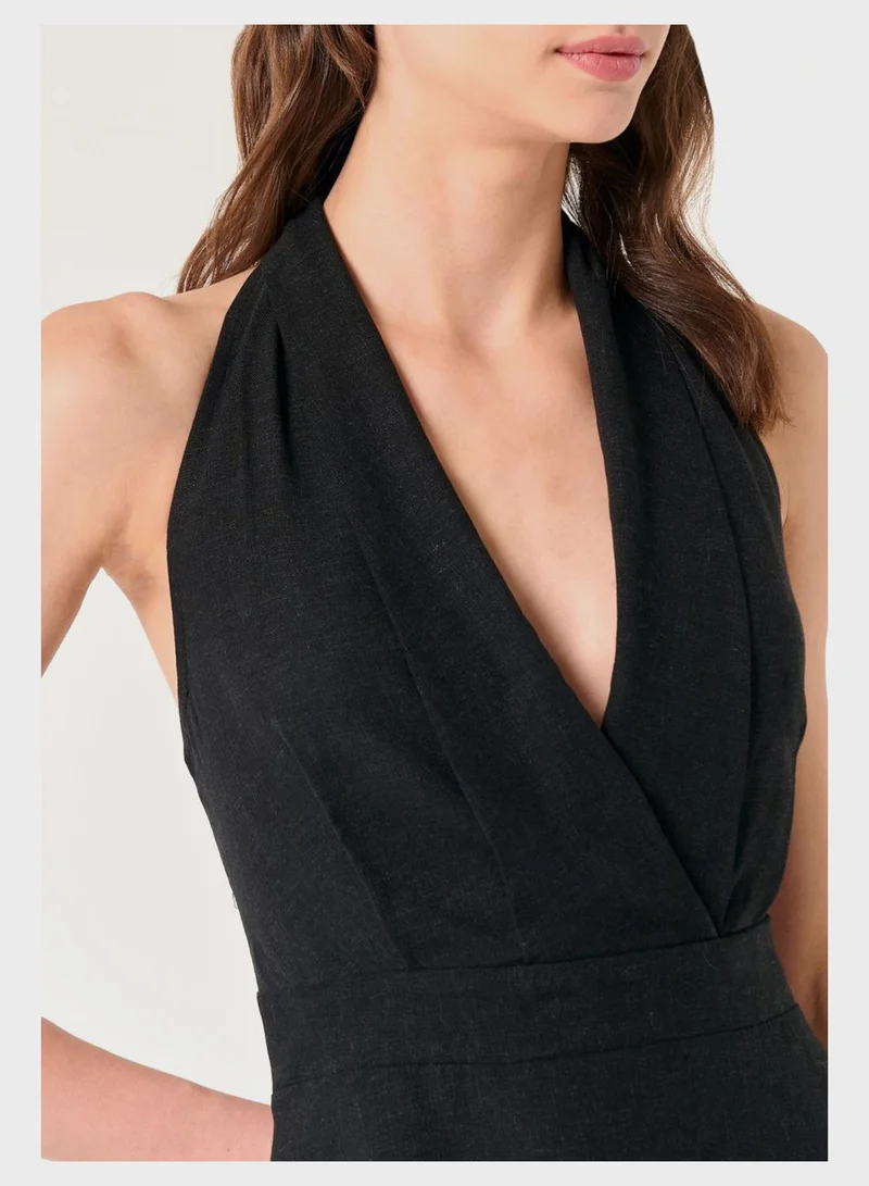 Jimmy Key Halter Neck Dress