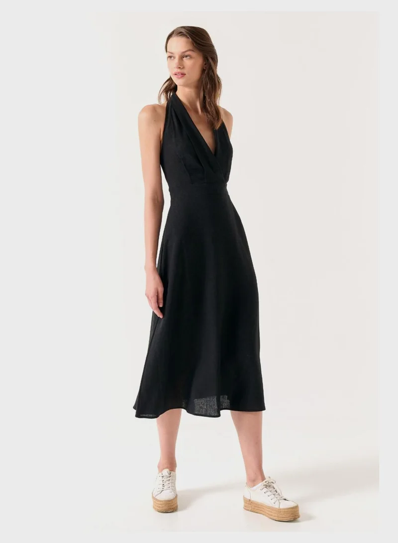 Jimmy Key Halter Neck Dress