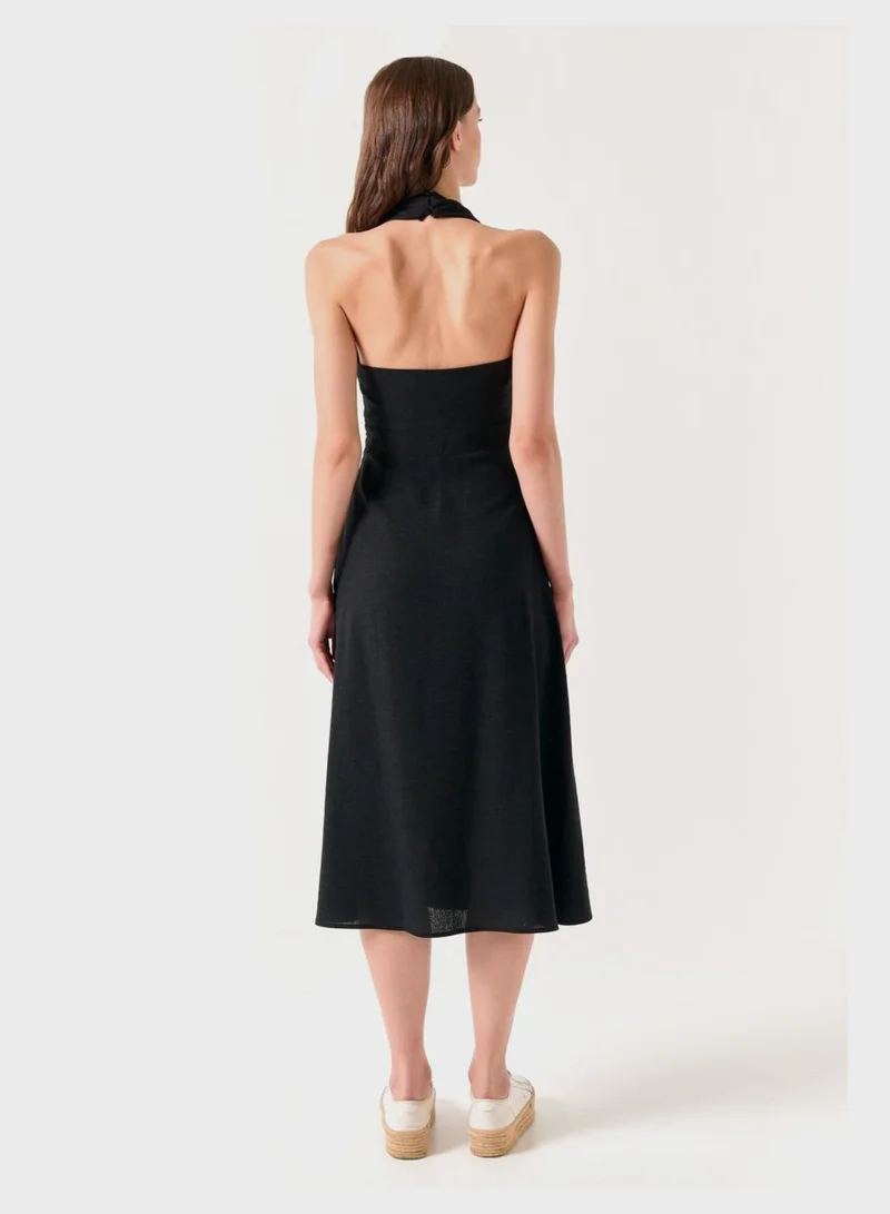 Jimmy Key Halter Neck Dress