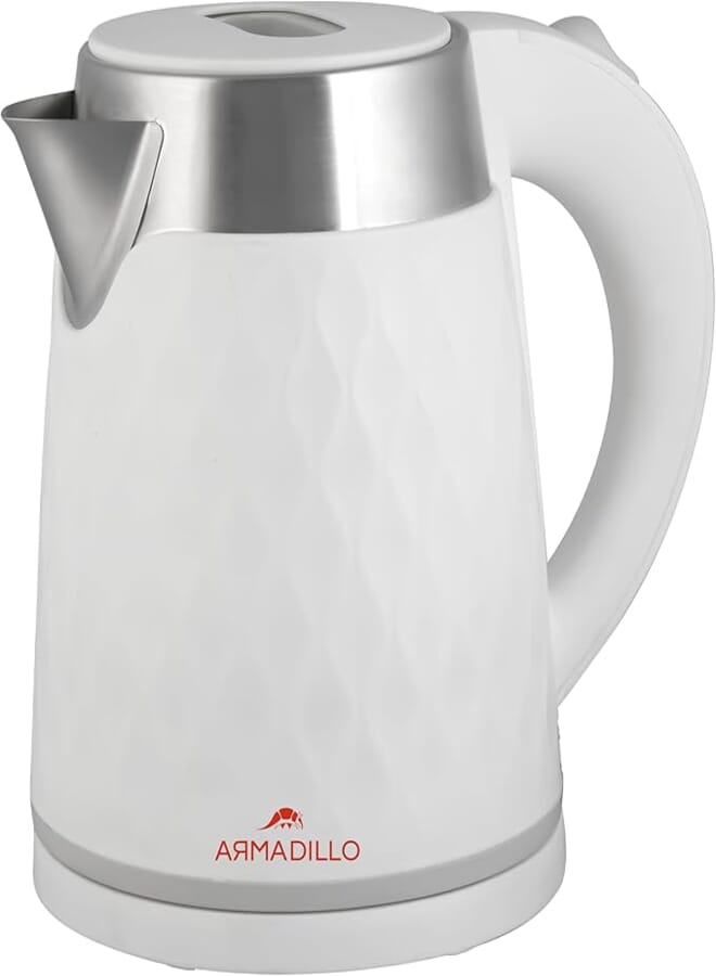 Armadillo Kettle Double Layer Diamond 1.7 L – 1500 Watt White