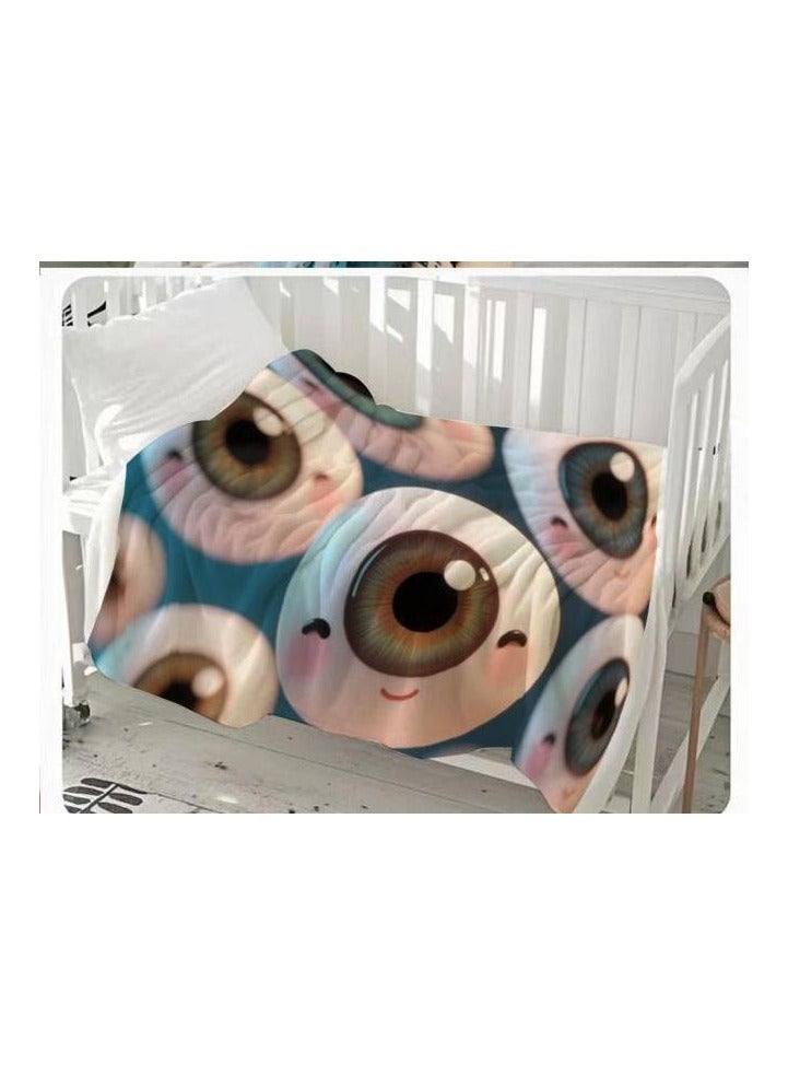 عام بطانية رقيقة من الفانيلا (دافئة ومريحة، ومناسبة للنوم واستخدام الألعاب وإزالة الغبار ومقاومة للرمل) 150 سم * 200 سم - 194 - Image 1