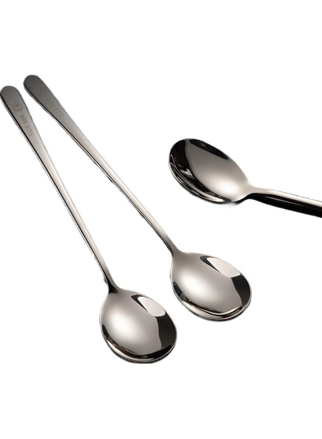 JD.com Jingzao 304 Stainless Steel Western Dinner Spoon And Soup Spoon, Household Tablespoon, Rice Spoon, Thickened Spoon, Set Of Four - Image 1