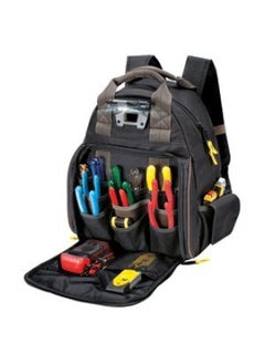 Generic Clc Custom Leathercraft L255 Tech Gear 53 Pocket Lighted Back Pack Black  - Image 2
