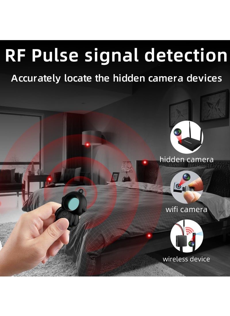SYOSI - Hidden Camera Detector, Compact Anti Spy Wireless Signal Scanner, Infrared Camera Sweeper, Listening Device Detector for Indoor Use, Ideal for Hotel, Home, Office, Travel - Image 1