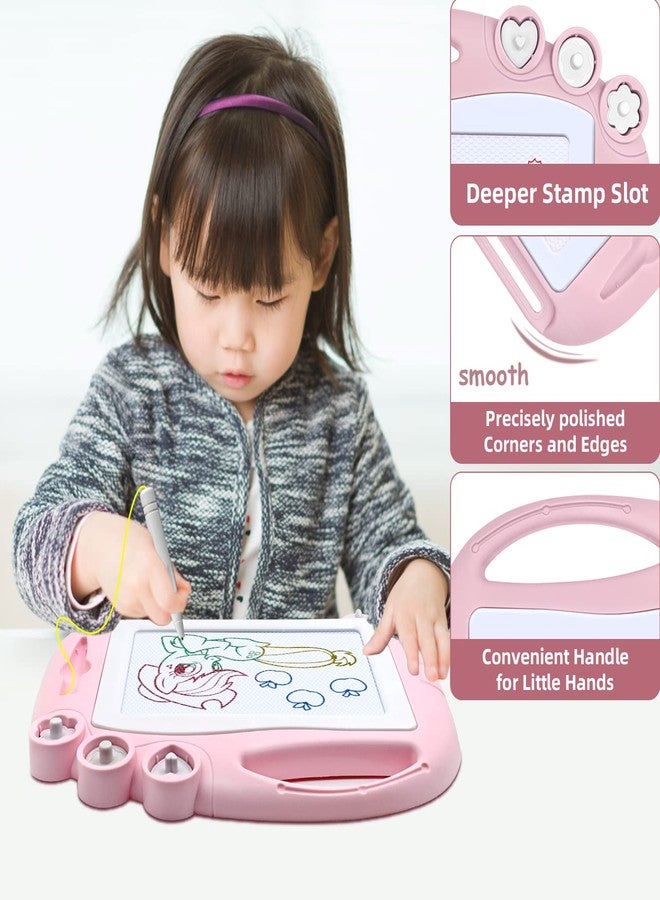 AiTuiTui Magnetic Drawing Board Toddler Toys for Girl Gifts, Erasable Doodle Sketching Writing Pad Travel Games for Kids in Car, Early Education Learning Skill Development Toys for Toddlers - Image 2