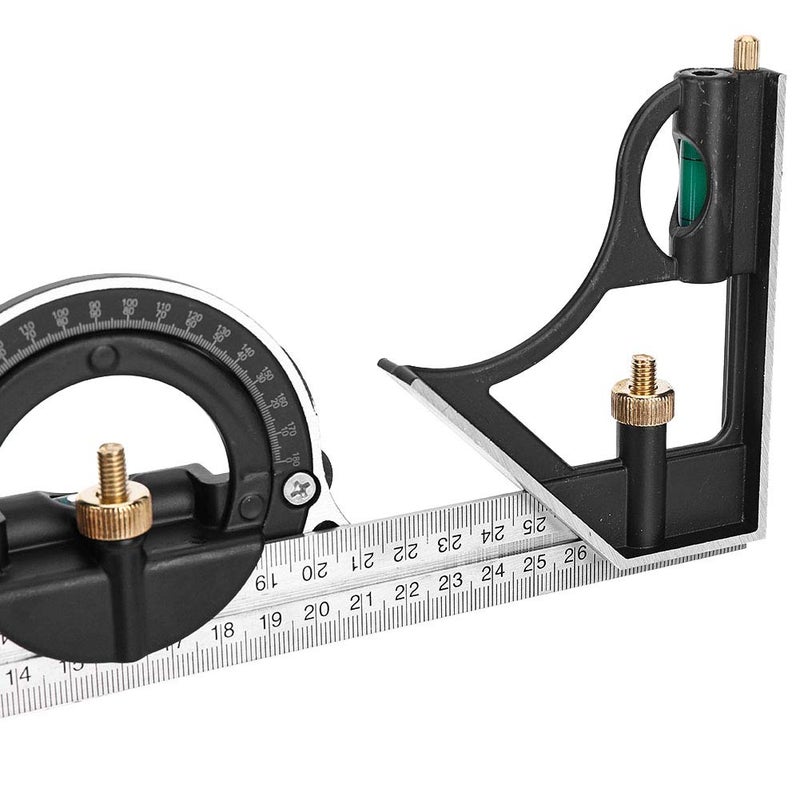 klarako Stainless Steel Angle Finder, Versatile Combination Square Angle Ruler Protractor Measure Tool for Outdoor Operation Woodworking,300mm - Image 5