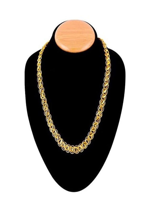 سلسلة نحاسية مطلية بالذهب للرجال والأولاد والبنات - Image 5