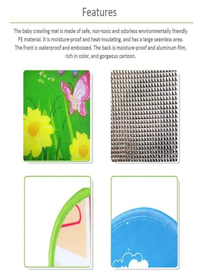 Nirvik Double Sided Waterproof Educational Learning Baby Play Mat for Kids Infant Babies Fun Toy Non-Slip Reversible Portable Thick Mat for Indoor and Outdoor (120 x 180 cm Extra Large) - Image 5