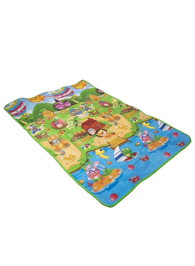 Nirvik Double Sided Waterproof Educational Learning Baby Play Mat for Kids Infant Babies Fun Toy Non-Slip Reversible Portable Thick Mat for Indoor and Outdoor (120 x 180 cm Extra Large) - Image 3