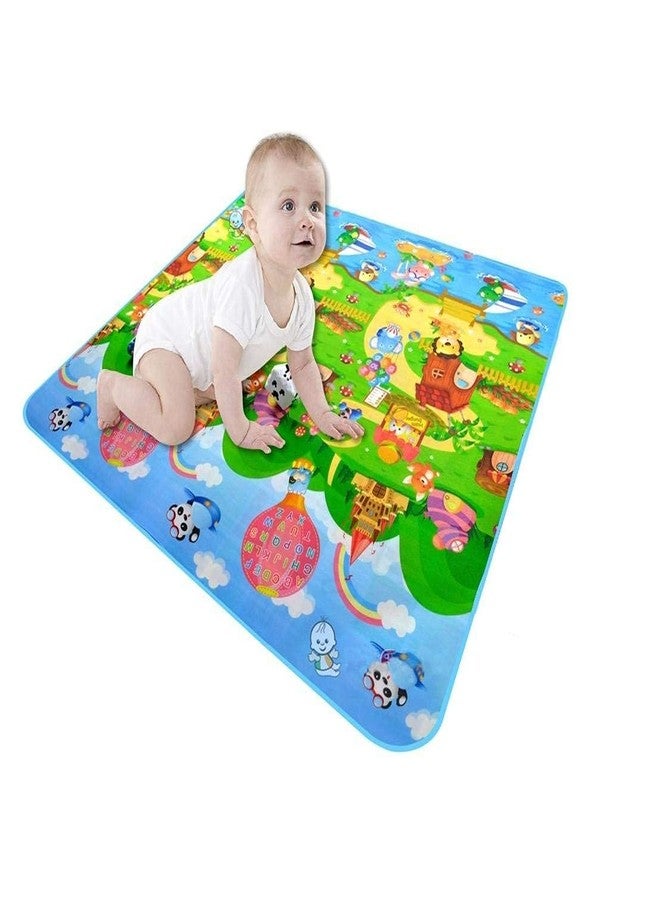 Nirvik Double Sided Waterproof Educational Learning Baby Play Mat for Kids Infant Babies Fun Toy Non-Slip Reversible Portable Thick Mat for Indoor and Outdoor (120 x 180 cm Extra Large) - Image 1