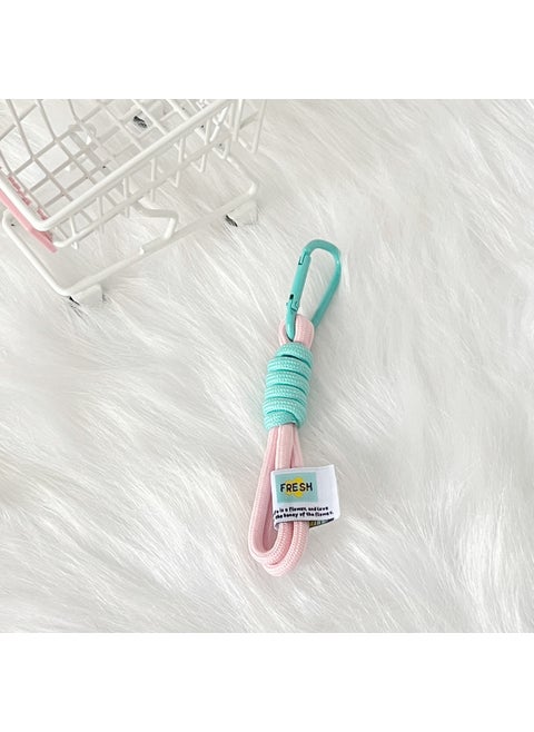 Dopamine Color Wrist Strap for Apple Case Green pink color matching