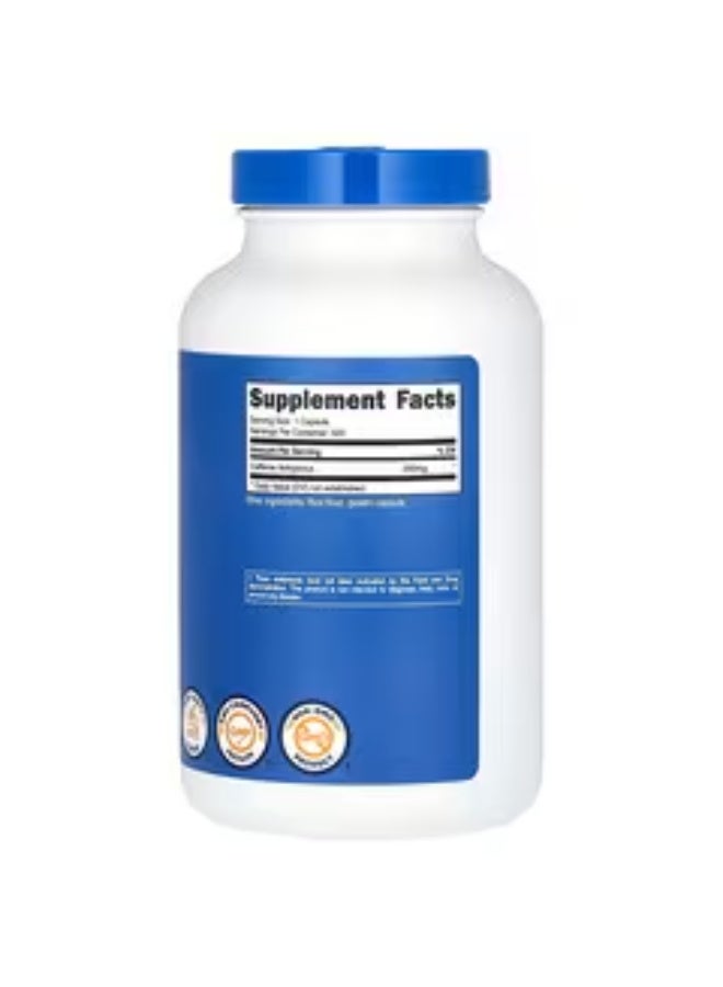 Nutricost, Caffeine, 200 mg, 500 Capsules - Image 2