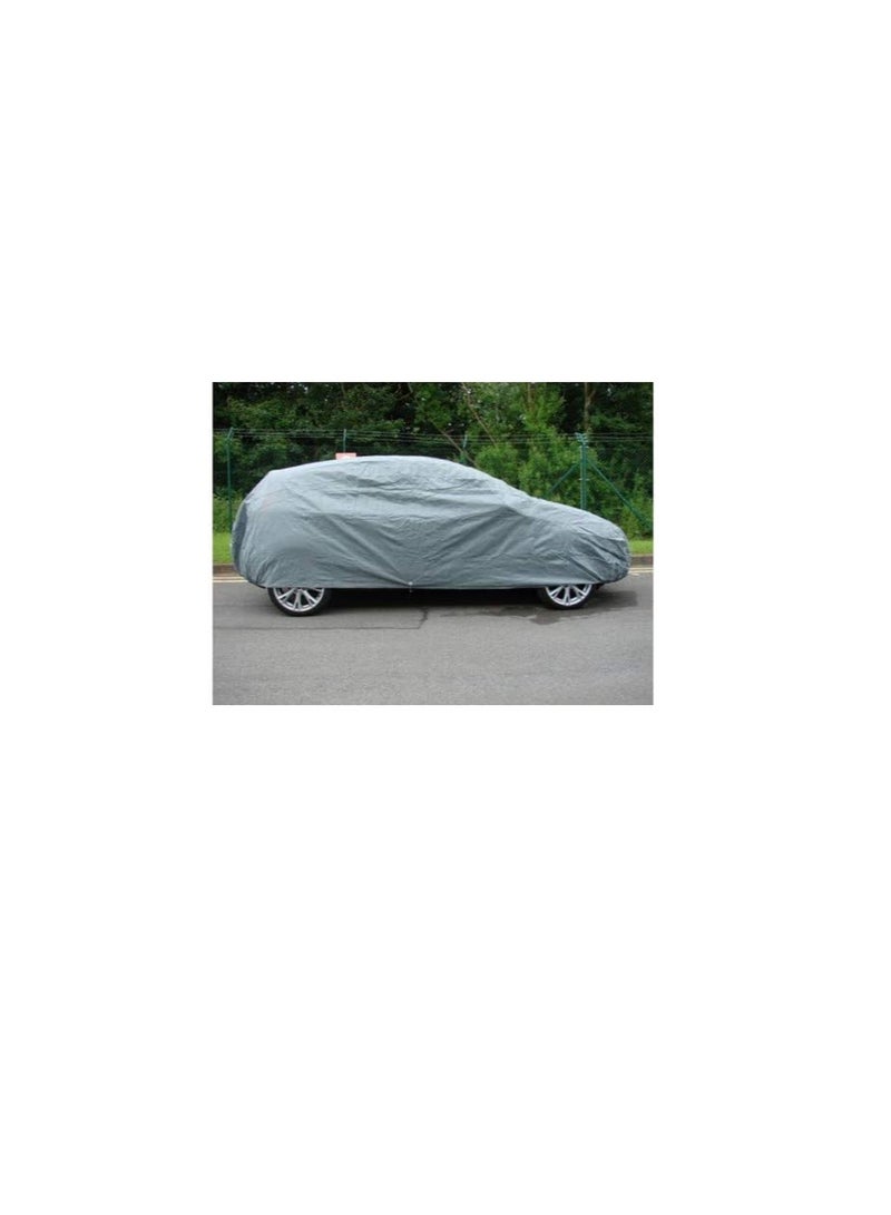 Waterproof Ground Cover Tent Shelter Dust-proof Rain Cover Tarpaulin Sheet (12 x 18, SILVER) - Image 2