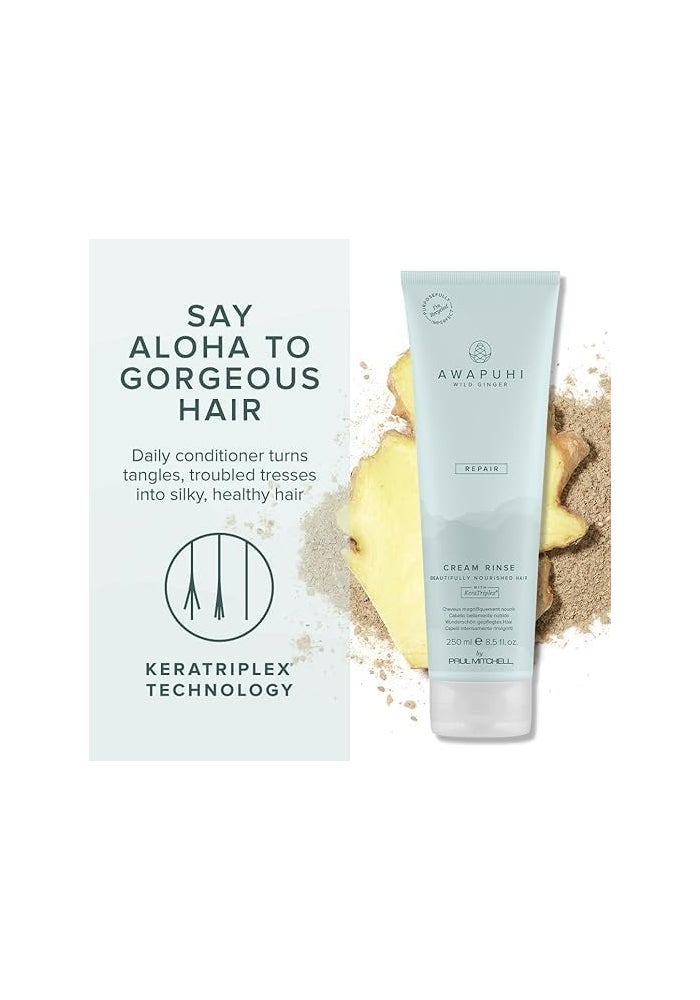 Paul Mitchell Awapuhi Wild Ginger Repair Cream Rinse Conditioner 250 ml - Image 3