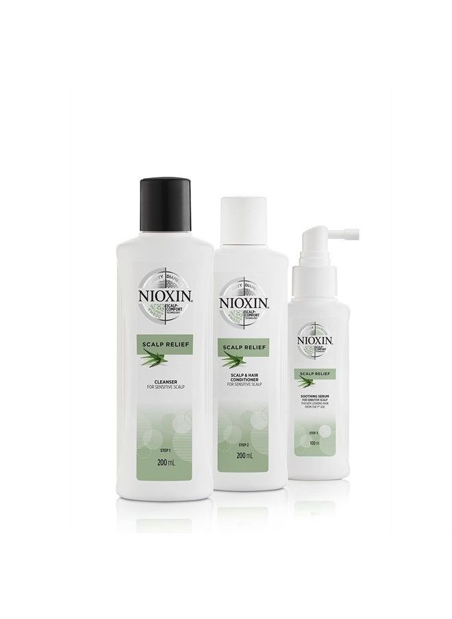 Nioxin - Scalp Relief System Kit for Sensitive, Dry & Itchy Scalp, Paraben & Sulfate Free - Image 1