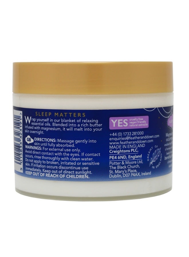 Feather & Down Magnesium Soothing Sleep Butter (300ml) - With Magnesium, Calming Lavender And Chamomile Essential Oils To Aid Sleep Vegan Friendly And Cruelty Free - Image 2
