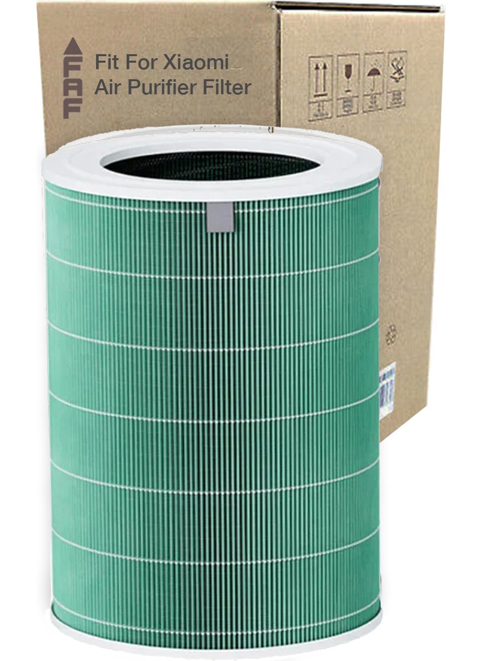 FAF Filtre - FAF Filter Green Model 2S True HEPA14 Filter Xiaomi Mi Air Purifier 2S Model: Ac-M4-Aa Compatible Special Series High Efficiency Green Filter Size: Ø20XH29 cm - Image 1