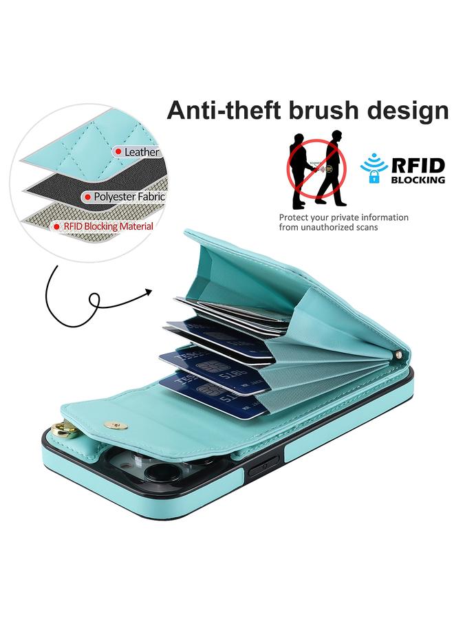 اس-توب جراب لهاتف iPhone 12 Pro Max، جراب هاتف بنمط معيني مع حبل طويل - Image 4