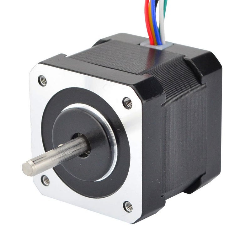 STEPPERONLINE Unipolar Nema 17 Stepper 0.4A 37oz.in/26Ncm 12V Stepper Motor DIY CNC - Image 1