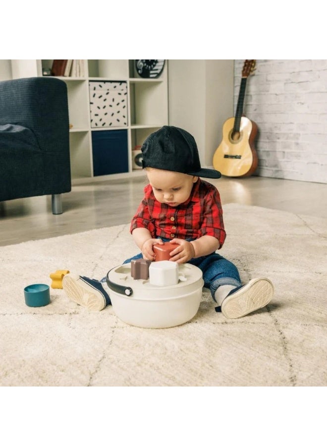 تيني لاف لعبة دلو فرز الأشكال من تيني لوف روكرز | أحجية أشكال من 7 قطع للأطفال الصغار من عمر 12 شهرًا فأكثر | تعزز المهارات الحركية الدقيقة والتطور المعرفي والتعرف على الألوان والأشكال - Image 5