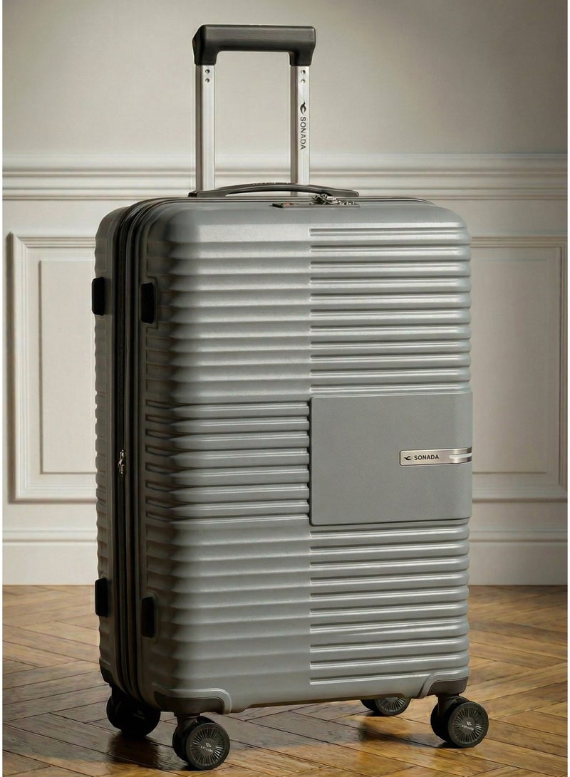 سونادا طقم حقائب سفر 3 قطع - بولي بروبيلين غير قابل للكسر، قفل TSA، عجلات مزدوجة صامتة 360 درجة وقابلة للتوسيع - Image 3