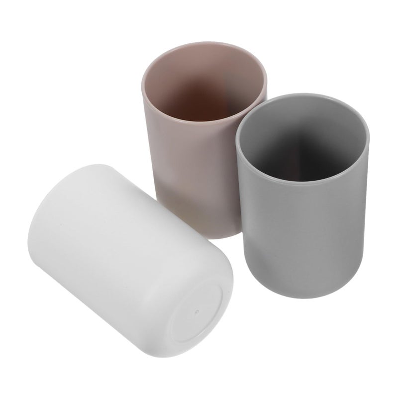 Reusable 3 Piece Japanese Toothbrush Cups Set Bathroom Mouthwash Drinking Mugs - Image 2