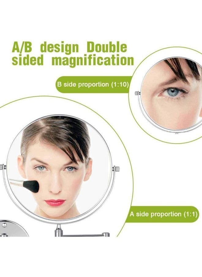 EasyLife Cosmetic  Swivel Wall Mount Makeup Mirror  - Image 4
