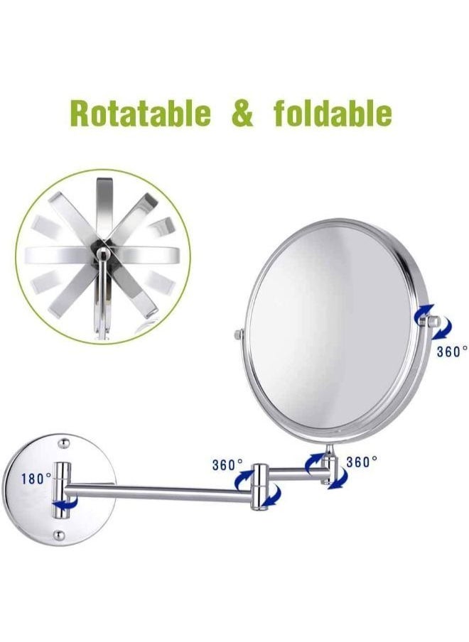 EasyLife Cosmetic  Swivel Wall Mount Makeup Mirror  - Image 5