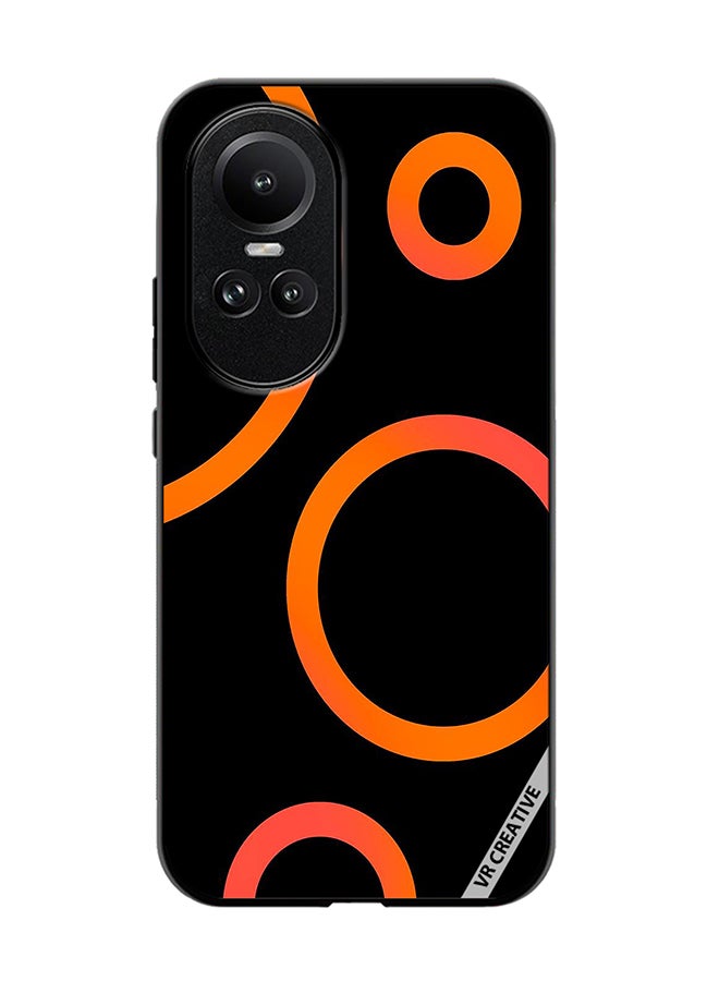 VR CREATIVE Protective Case Cover For Oppo Reno 10 Pro Circle Design  Multicolour - Image 1