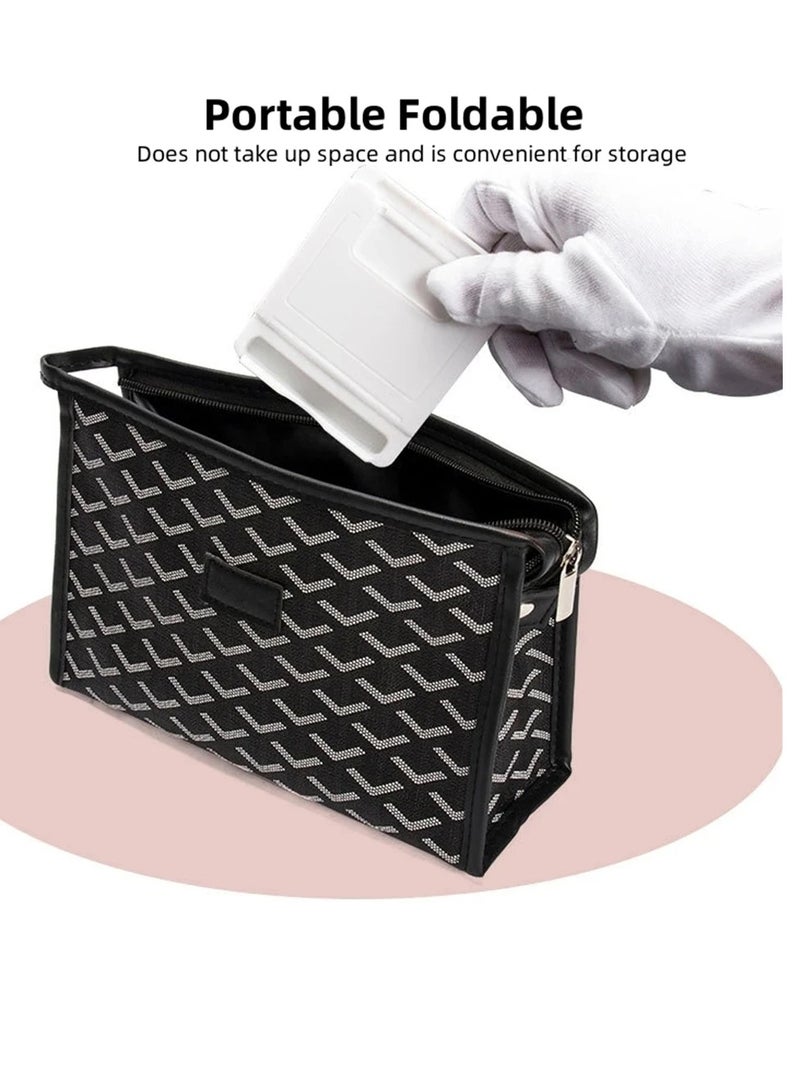 AROAQ Cell Phone Stand, Portable And Foldable Desk Phone Holder, Adjustable Angle Smartphone Support Tablet Stand, Compact And Durable Universal Desk Stand For All Mobile Smart Phone, (Green) - Image 3