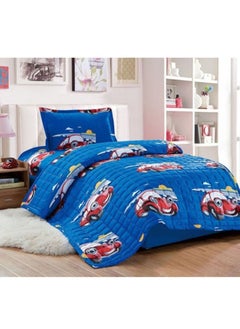 Compressed Bed Comforter Set Consisting Of 3 Pieces ChildrenS Drawings