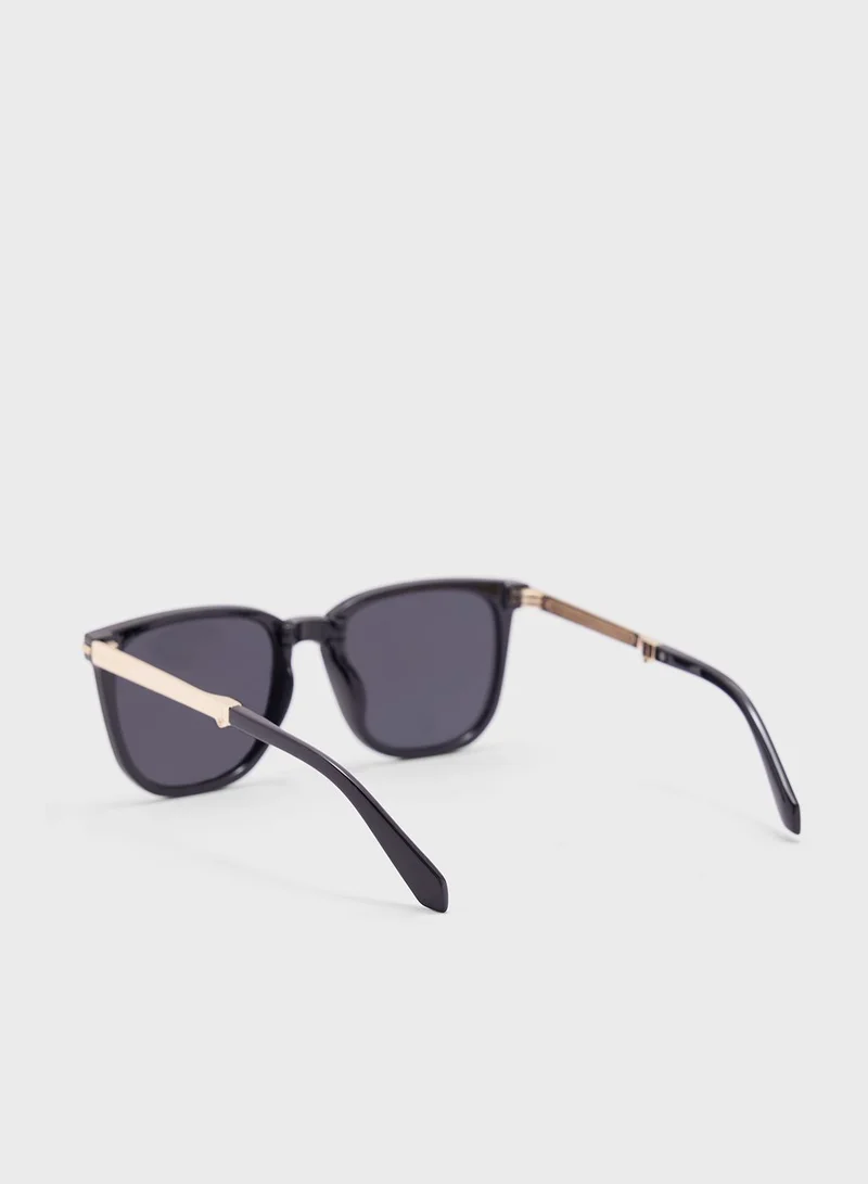 Seventy Five Polarized Lens Wayfarer Sunglasses