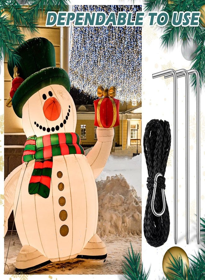 زينغمي مجموعة زينة قابلة للنفخ من Zhengmy، تتضمن أوتادًا وحبالًا معدنية مع خطافات، وهي عبارة عن ملحقات قابلة للنفخ بديلة للحديقة والمنزل والحديقة الخارجية والعطلات. - Image 5