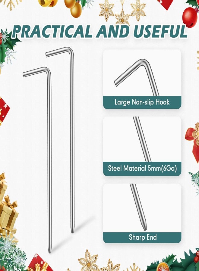 زينغمي مجموعة زينة قابلة للنفخ من Zhengmy، تتضمن أوتادًا وحبالًا معدنية مع خطافات، وهي عبارة عن ملحقات قابلة للنفخ بديلة للحديقة والمنزل والحديقة الخارجية والعطلات. - Image 2