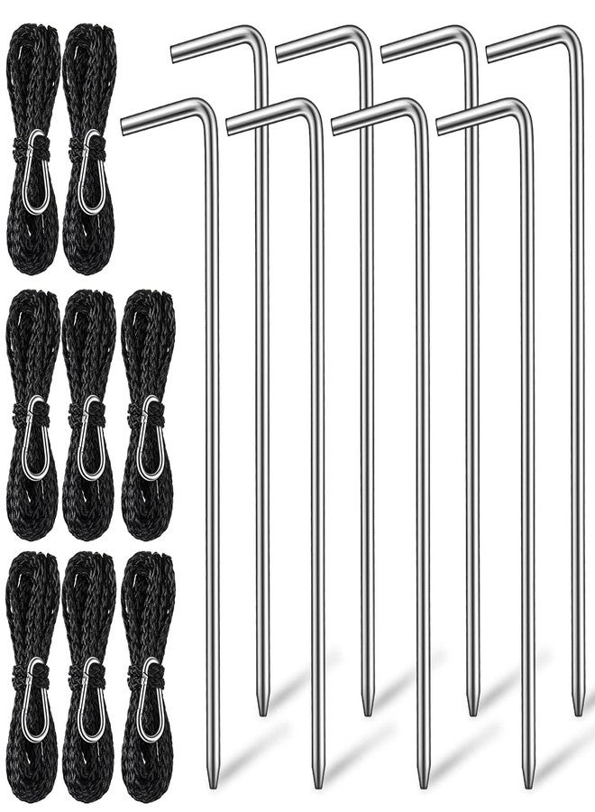 زينغمي مجموعة زينة قابلة للنفخ من Zhengmy، تتضمن أوتادًا وحبالًا معدنية مع خطافات، وهي عبارة عن ملحقات قابلة للنفخ بديلة للحديقة والمنزل والحديقة الخارجية والعطلات. - Image 1