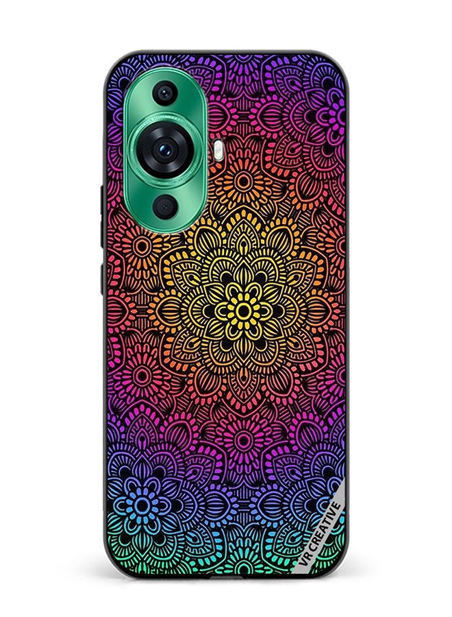 VR CREATIVE Protective Case Cover For Huawei nova 11 Mandala Design Multicolour - Image 1