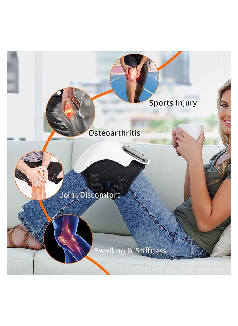 Generic - Knee Massager with Infrared Heated and Vibration, Large LED Screen Joint Warmer Massage for Reduces Knee Inflammation, Swelling, Stiffness - Image 1