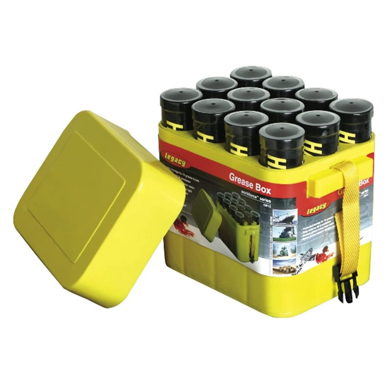 Flexzilla صندوق تخزين أنابيب الشحم والسدادة Legacy Porta-Pak 12 Pack (GCB12) - Image 4