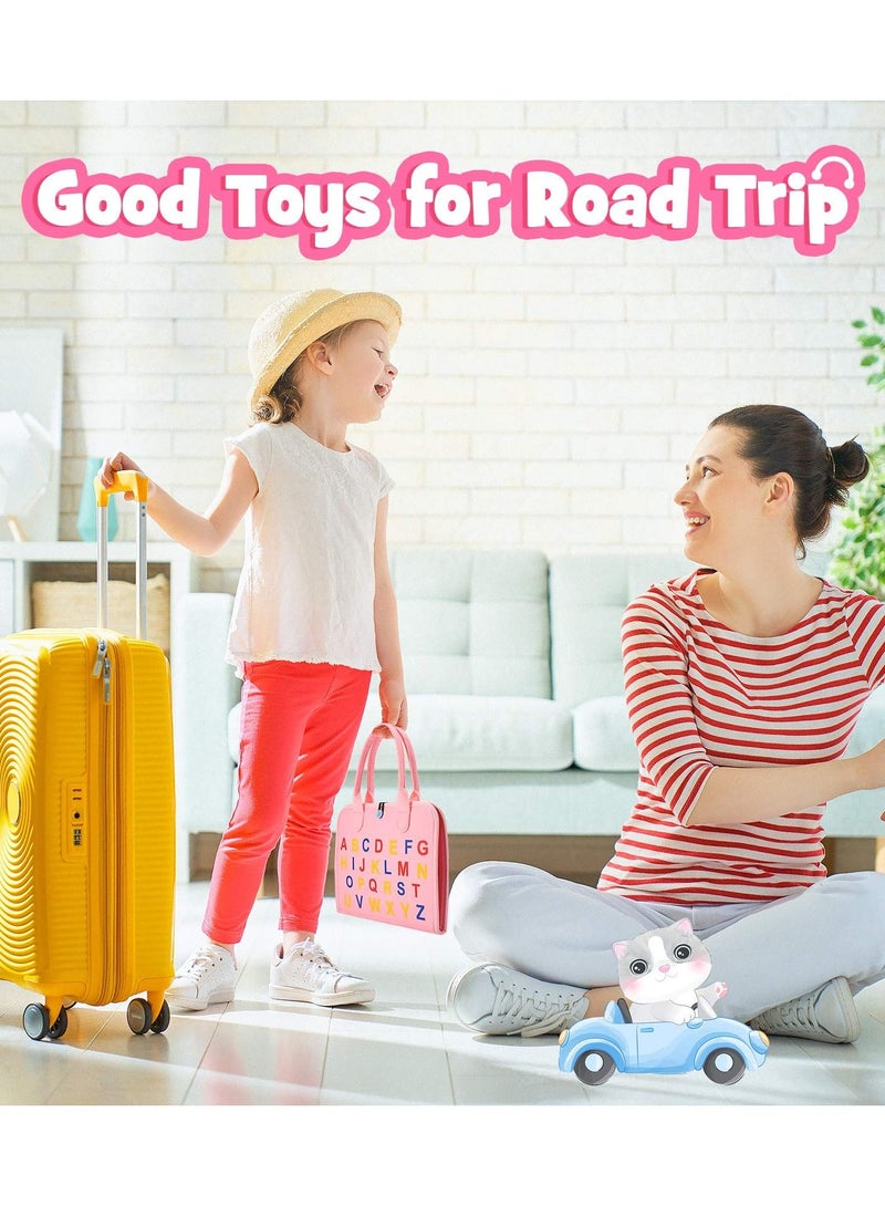 KASTWAVE Busy Board for Toddlers, Preschool Toys Common Sense of Life Dressing and Tying Shoelaces, Felt Bag Educational Learning Toys for Kid  - Image 5