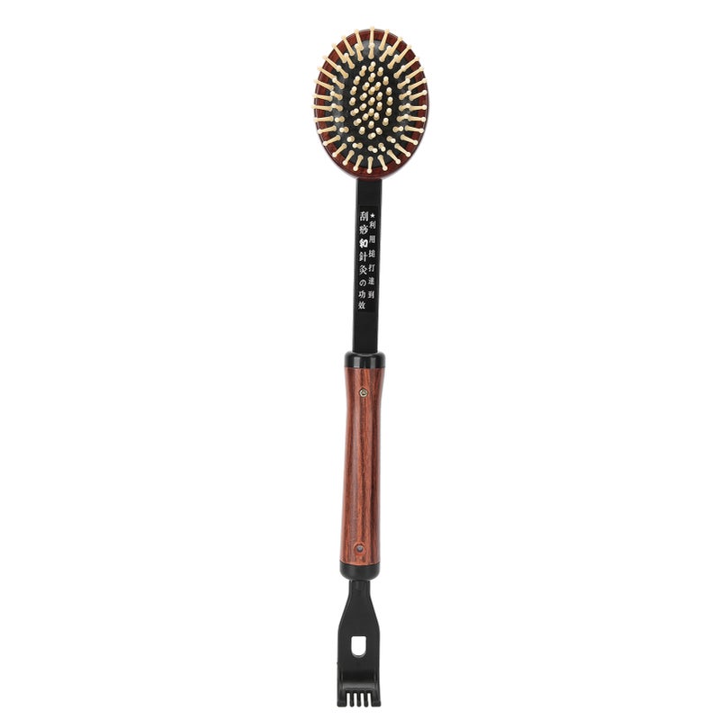 Multifunctional 3 in 1 Manual Massage Hammer Scalp Massager Back Scratcher Massage Tool - Image 2