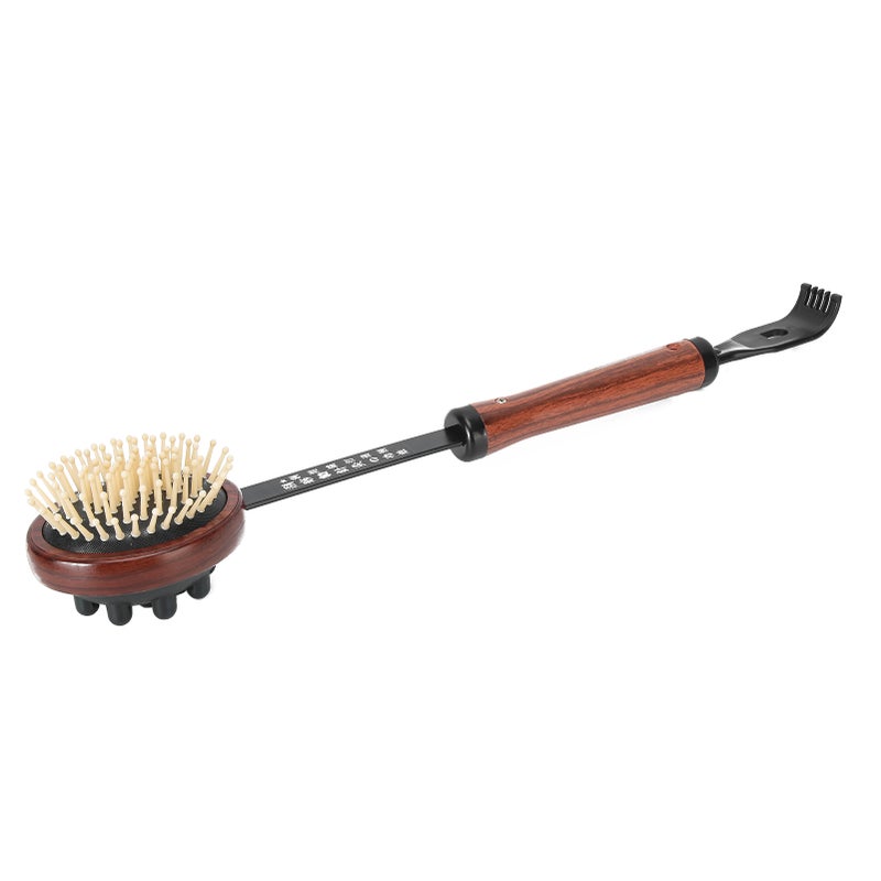 Multifunctional 3 in 1 Manual Massage Hammer Scalp Massager Back Scratcher Massage Tool - Image 3
