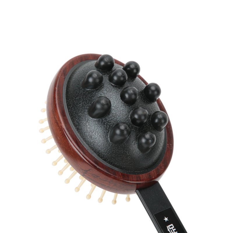 Multifunctional 3 in 1 Manual Massage Hammer Scalp Massager Back Scratcher Massage Tool - Image 4
