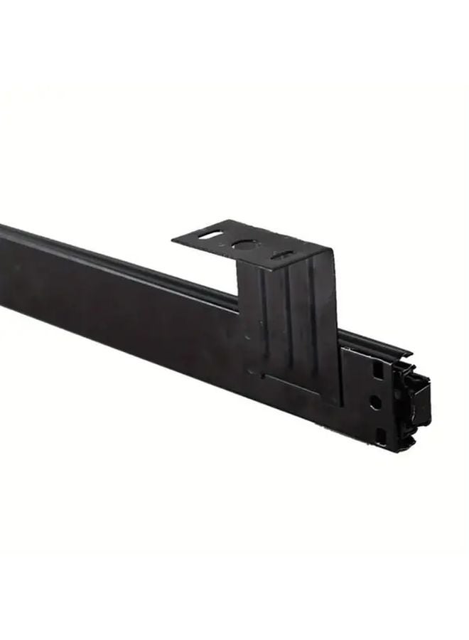 1pc Heavy Duty Drawer Slides Metal Construction Brushed Finish Mounting Brackets - Image 3